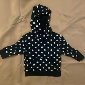 12-18mo Old Navy dark blue stars hoodie